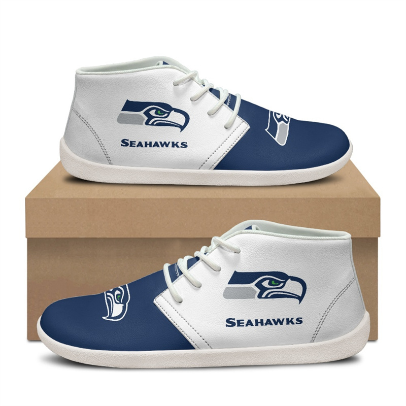 Men's Seattle Seahawks Low Top Sneakers/Shoes 001 (Pls check description for details)